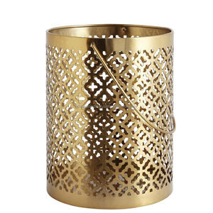Bougeoir de Noël en fer ouragan fait à la main grande Fusion découpée pour la décoration de la maison Style INS élégant - Product Image 1