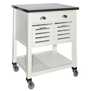 Dernier prix chariot en bois industriel en bois massif pour bureau à domicile et meubles de salon - Product Image 6