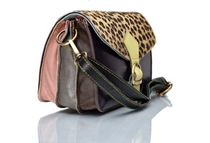 Sacs à bandoulière noirs pour femmes nouveaux modèles imprimé léopard carré Fanny sacs à main croissant sacs à bandoulière avec bandoulière réglable - Product Image 4