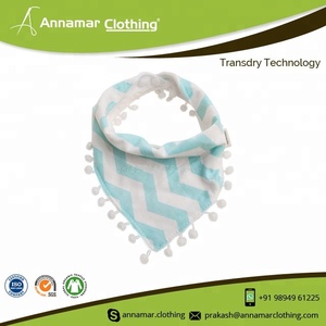 Custom Logo Waterproof Baby Bandana Bibs Set India - Product Image 3