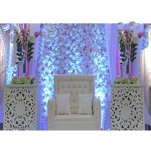 Inglés boda escenario flor paredes traseras Bollywood boda colorido telón de fondo cortinas fabricante y exportador - Product Image 1