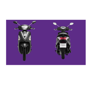 Model number: YSN 125 - Top quality gas scooter 125cc motorcycle (Acruzov Deluxe) Red/ White/ Brown - Product Image 1