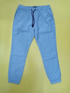 Vêtements prêts-à-porter en surplus, marque de vêtements, vêtements décontractés pour hommes, coupe droite, taille moyenne, teinture en pièce, léger, 100% coton, tissu Oxford - Product Image 6