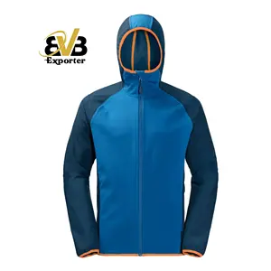 Winter Sporty Outdoor Camping Windproof Waterproof Hooded Eco-Friendly 100% Polyester Custom Logo Softshell Jackets - Product Image 1
