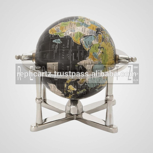 Globo terráqueo de Metal decorativo de alta calidad, recursos de enseñanza, globo de geografía, globo interactivo educativo para decoración de oficina en casa - Product Image 2