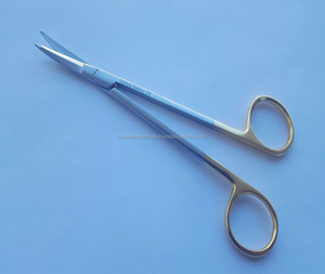 Super Cut Face Lift Schere Chirurgische scharfe stumpfe gebogene Operations schere mit flachen Spitzen Edelstahl Metall Kunststoff Material - Product Image 4