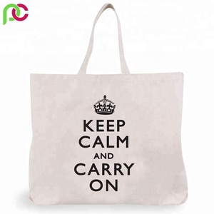 Bolsas de compras de lona ecológicas reutilizables serigrafiadas personalizadas de calidad de exportación con cierre de cremallera con logotipo personalizado India - Product Image 6