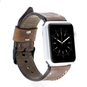 Correa de reloj de cuero genuino Premium Vintage para Apple Watch Samsung Galaxy Smartwatch Hombres Mujeres Correa clásica Logotipo personalizado OEM - Product Image 1