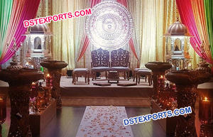 De clase superior boda escenario decoraciones Boston aspecto moderno boda etapas de matrimonio de asiáticos etapa fabricante - Product Image 3