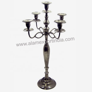 Elegant European Gold 5-Arm Candleholder <b>Cheap</b> Small Metal Candelabra for Wedding Christmas Dining Table Decor Other <b>Candle</b> - Product Image 1