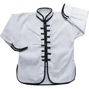 Uniforme unisexe en coton mélangé, uniforme de Kung Fu Tai Chi, vêtements d'art martiaux - Product Image 3