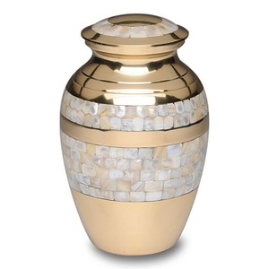 Ensemble d'urnes funéraires en nacre émail fini urne funéraire adulte pour la maison hôtel Restaurant funérailles urnes de cendres humaines - Product Image 4