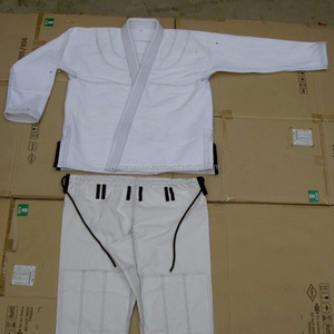 Uniforme personalizado cómodo Jiu Jitsu Gi Kimono con diseño de impresión en blanco chaqueta de tejido de perlas pantalones de lona Color personalizado Unisex adulto - Product Image 3