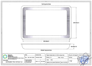 <b>Instruments</b> Tray Without Lid - Product Image 4