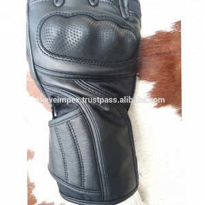 ถุงมือขับขี่ Keven Impex KI-620 หนังแท้ ปิดนิ้วทั้งหมด ระบายอากาศได้ดี สำหรับทุกเพศ เหมาะสำหรับฤดูหนาว ขับขี่มอเตอร์ไซค์วิบาก แข่งรถ สีดำ - Product Image 4