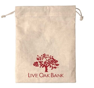 5 "X 7" petits sacs à cordon en mousseline sacs de faveur en coton pochette d'emballage de bijoux sac cadeau en coton - Product Image 3