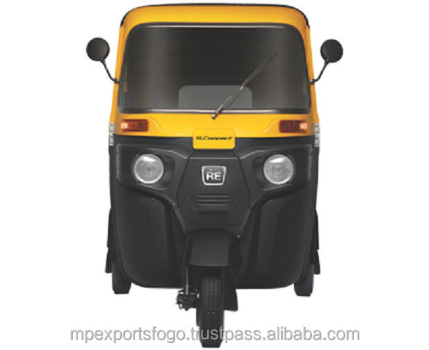 Wheeler Re Bajaj Auto Black And Yellow Bajaj Passenger Three