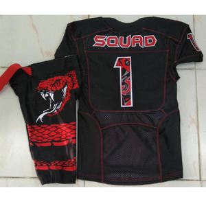 Maillots de football américain de haute qualité Service OEM personnalisable Uniformes de taille XL Motif vierge pour garçons - Product Image 4