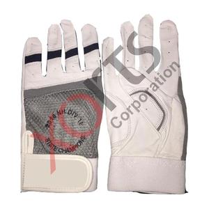 Gants de frappe de baseball professionnels de haute qualité en cuir, ambidextres, durables, respirants, couleurs personnalisables - Product Image 1