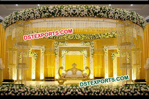 Mandril de cristal de estilo indio para boda, conjunto de cristal para boda - Product Image 3
