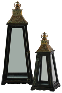 Bougeoir en bois et en verre de couleur de forme de taille personnalisée de conception moderne de vente chaude pour la décoration à la maison Noël fait avec du métal - Product Image 2