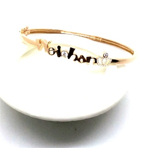 Gioielli personalizzati Nome Personalizzato bangle Bracciali In Acciaio Inox FAI DA TE Personalizzato Nome Inciso Bangle Bracciali - Product Image 5