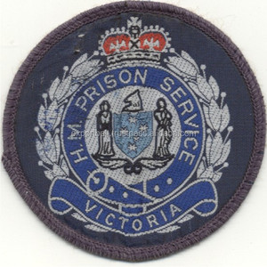 ตราสัญลักษณ์และแผ่นปักผ้าทอแบบเป็นมิตรต่อสิ่งแวดล้อมของ OEM ออกแบบโลโก้และสีตามสั่ง ผลิตด้วยเครื่องจักร - Product Image 4