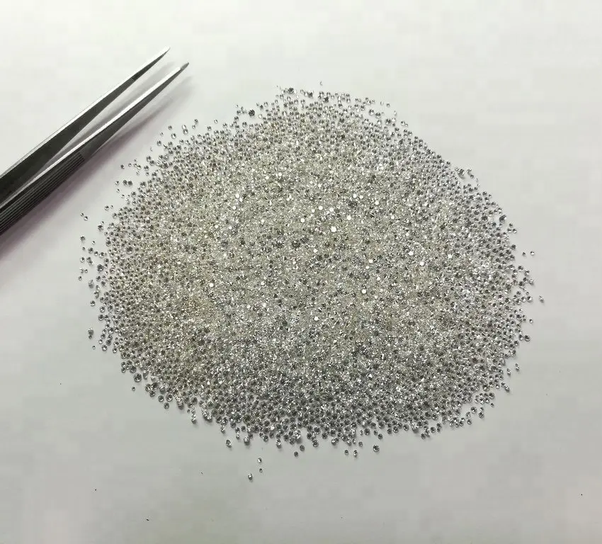 1.90 एमएम टीसीडब्ल्यू 1.00सीटी जी-एच कलर वीवीएस क्लैरिटी एचपीएचटी सीवीडी लैब गुलाबी सोने के आभूषणों के लिए ढीले पॉलिश किए गए अद्भुत गोल हीरे विकसित करता है
