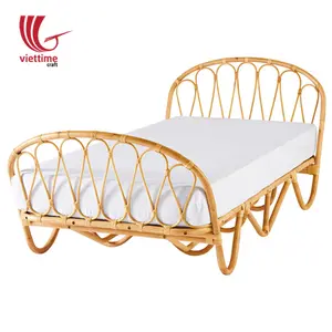 Heißer verkauf günstige rattan bett/wicker möbel made in Vietnam