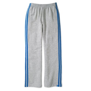 Pantalones Deportivos Casuales para Hombre con Rayas Laterales Azules, Cintura Elástica, Pantalones de Algodón de Punto de Peso Medio - Product Image 1