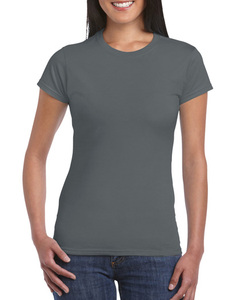 Camisetas Casuales Lisas de Cuello Redondo para Mujer al por Mayor, Tallas Grandes, Color Sólido, 100% Algodón, Decoración Bordada - Product Image 5