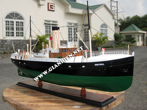 Bateau en bois smyd'enfants, modèle décoration en bois - Product Image 2