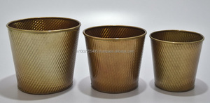 Ensemble de 2 pots et jardinières de style américain en acier galvanisé pour l'intérieur/l'extérieur, pour embellir votre maison - Product Image 5