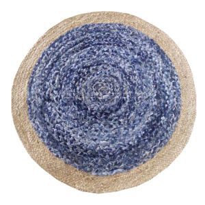 Alfombra de yute trenzada a mano de alta calidad del proveedor indio, alfombra redonda de oración antideslizante suave, gran oferta para uso doméstico - Product Image 3