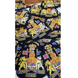 Blazer táctico canadiense con logotipo personalizado OEM, insignia para coser, tela bordada hecha a mano, decoración de encaje, precio de fábrica, venta al por mayor - Product Image 6