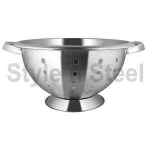 Passoire de haute qualité passoire classique en acier inoxydable ustensiles de cuisine passoire gouttelette en acier inoxydable - Product Image 1