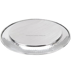 Custom Size <b>round</b> Stainless Steel <b>Serving</b> <b>Tray</b> for Home Premium Quality <b>Serving</b> <b>Trays</b> - Product Image 4