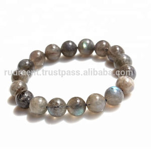 Dropshipping OEM Natural Labradorite Gemstone 10 mm Round Beads <b>Bracelet</b> Piedras Naturales Healing Crystal <b>Stones</b> - Product Image 1