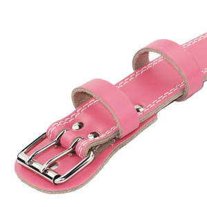 เข็มขัดยกน้ำหนักหนังวัวปกป้องด้านหลังสวมใส่สบายและทนทาน - Product Image 3