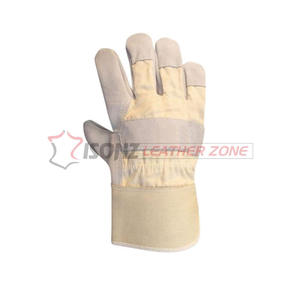Guantes DE TRABAJO DE SEGURIDAD DE CUERO dividido con función antiimpacto - Product Image 6
