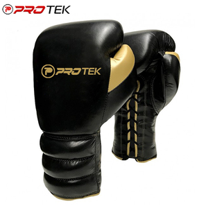 Gants d'arts martiaux et de boxe unisexes confortables sur mesure en cuir véritable ou en cuir PU - Product Image 5