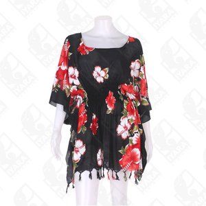 ชุดเดรสโบโฮลายดอกไม้,เสื้อผ้าแอฟริกันปอนโช - Product Image 3