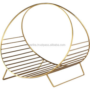 New Decorative Indoor Log Rack Heavy Duty Black Color Log Rack Perfect <b>for</b> Home and Garden Decorative Log Holder - Product Image 4