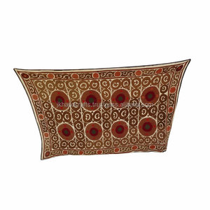 Suzani โยนขนาดใหญ่ทำด้วยมือหายากของชนชาติอินเดีย - Product Image 2