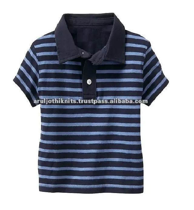 Çizgili erkek polo gömlekler katı yaka bahar toddler bebek kız gömlek tops nokta çizgili t shirt çocuklar bluzlar pamuk