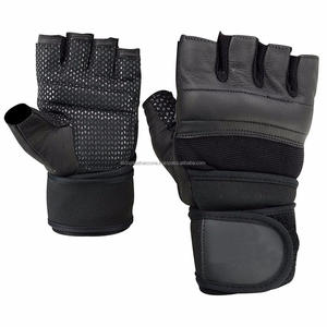 Gants de fitness demi-doigt antidérapants unisexes Gants en cuir pour le cyclisme et l'haltérophilie - Product Image 3