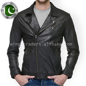High Quality Custom Design <b>Man</b> Leather <b>Jacket</b> | Wholesale New Fashion Design <b>Man</b> Real Leather <b>Jacket</b> - Product Image 2