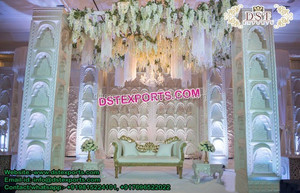 Half-Moon <b>Candle</b> <b>Wall</b> for Wedding Decoration Wedding Stage Half-moon <b>Candle</b> Back-<b>wall</b> European Wedding <b>Candle</b> <b>Holder</b> Backwall - Product Image 6