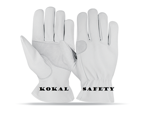 Guantes de seguridad de cuero de piel de cabra suave de alta calidad Tamaño XL Guantes de conductor de aparejo Construcción al aire libre 5 Guantes de soldadura de protección - Product Image 2