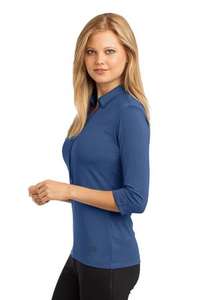 OGIO-Camiseta tipo Polo para mujer, camisa de poliéster/LICRA con tecnología de absorción, 94/6 - Product Image 3